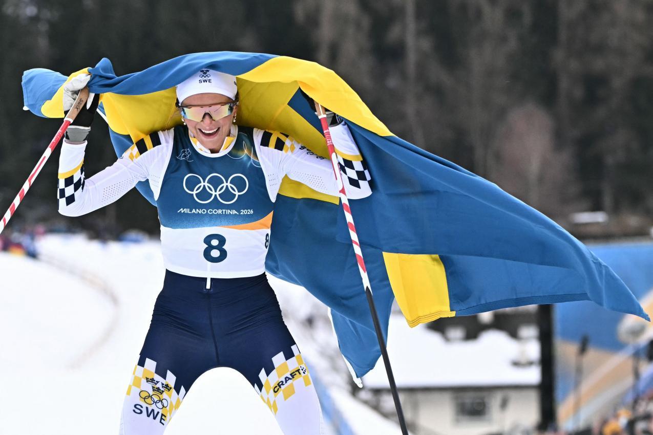 Bei den Olympischen Spielen trumpfte Frida Karlsson groß auf. © APA/afp / JAVIER SORIANO