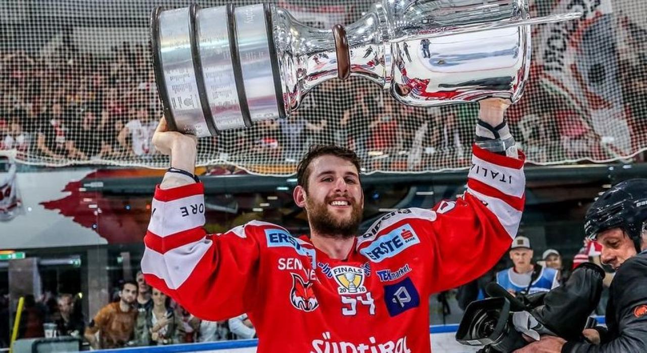 Daniel Frank ist der einzige im HCB-Kader, der zwei Mal die ICE gewann, 2014 und 2018. © HCB