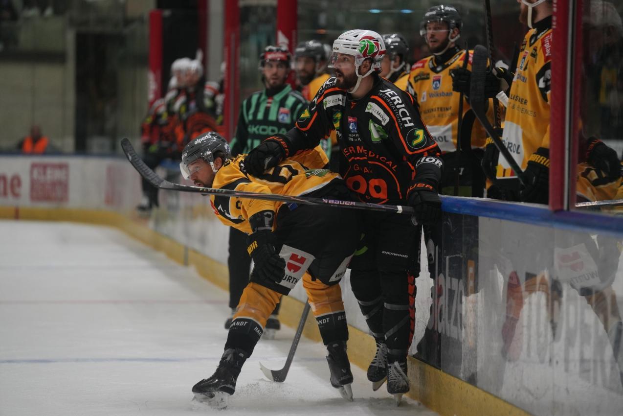 Der HC Pustertal biss sich erneut die Zähne aus. © Graz99ers