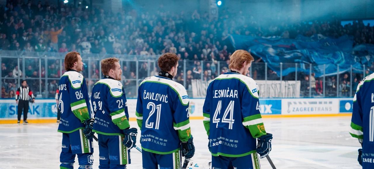 Die Sisak-Spieler können im Entscheidungsspiel auf den Support ihrer Fans bauen. © Facebook/KHL Sisak