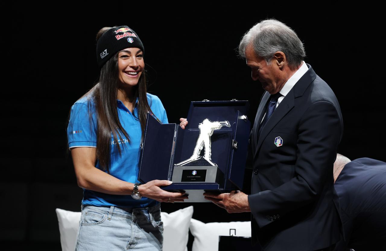 Dorothea Wierer wurde für ihre Karriere ausgezeichnet. © Pentaphoto