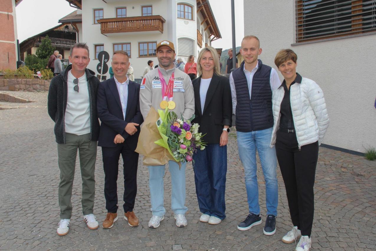 Emanuel Perathoner wurde in Lajen geehrt.