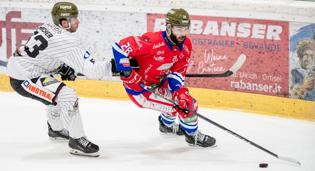 Enrico Larcher (l.) und die Adler sind jetzt gefordert. © Mätthaus Kostner
