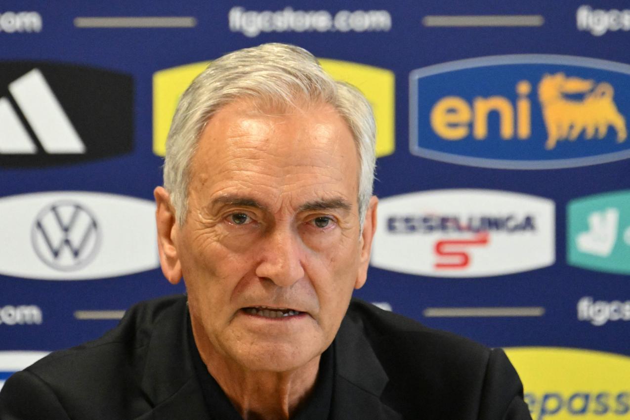 Gabriele Gravina dürfte das jüngste Fiasko kaum als Verbandschef überleben. © APA/afp / ALBERTO PIZZOLI