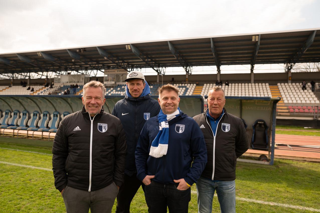 Hannes Schnitzer, Michael Höller, Christian Platzer und Hans Pircher (v.l.) werden auch auf Schützenhilfe anderer Vereine hoffen.