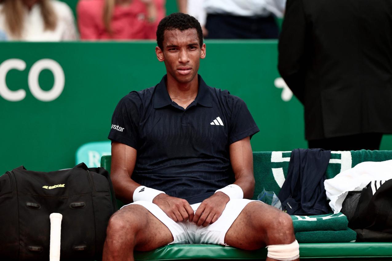Hatte keine Chance: Felix Auger-Aliassime. © APA/afp / THIBAUD MORITZ