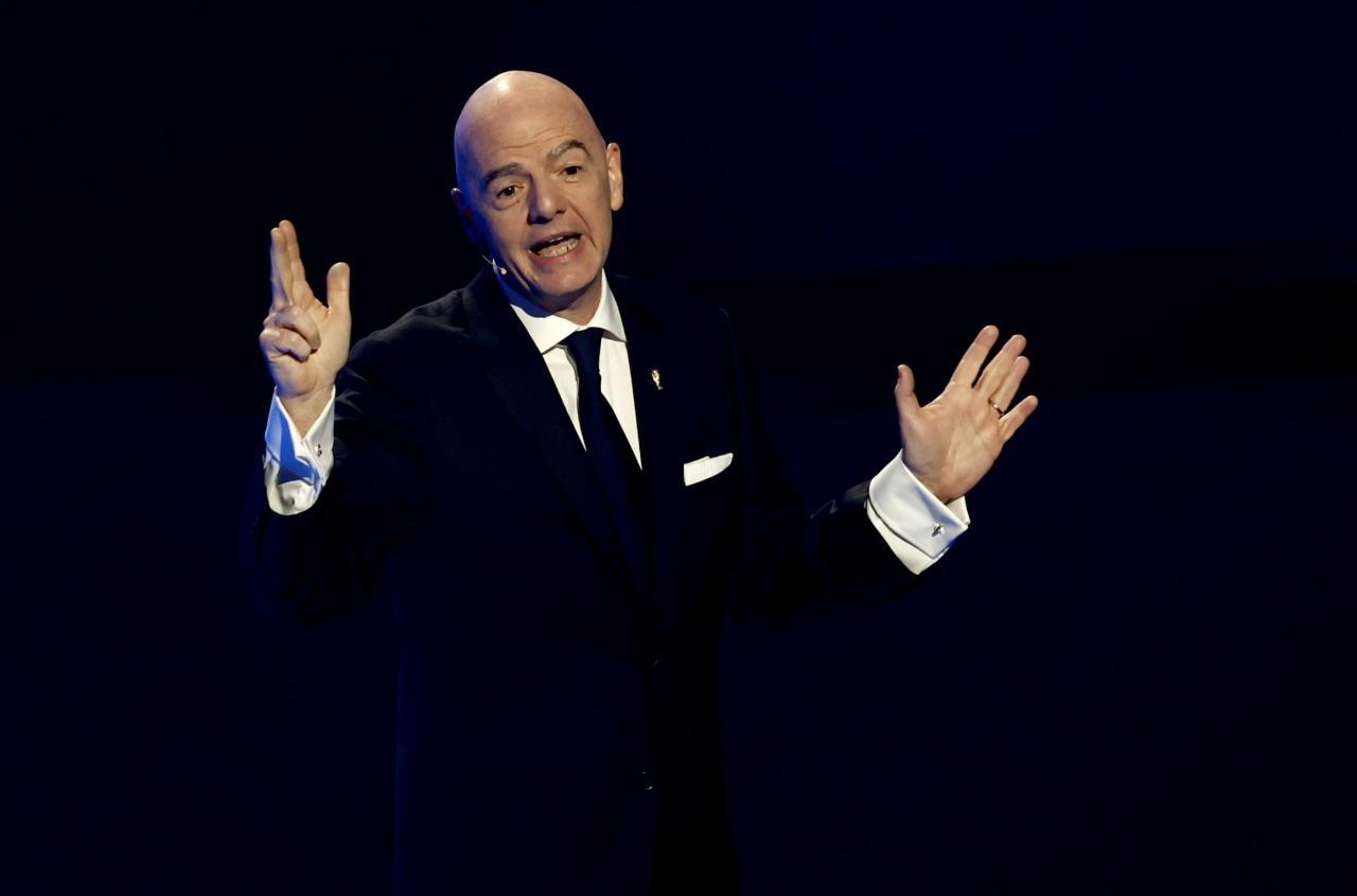 Infantino bekräftigte zuletzt Irans Teilnahme. © ANSA / WILL OLIVER