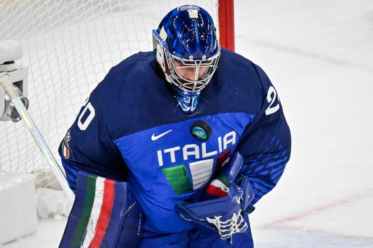 Italiens Rückhalt: Damian Clara © AFP / ALEXANDER NEMENOV