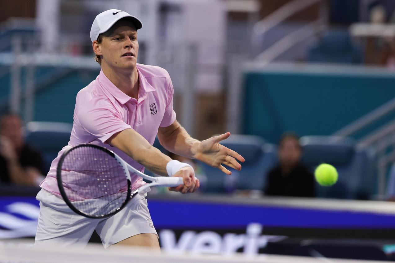 Jannik Sinner bekommt es mit Ugo Humbert zu tun. © ANSA / CRISTOBAL HERRERA-ULASHKEVICH