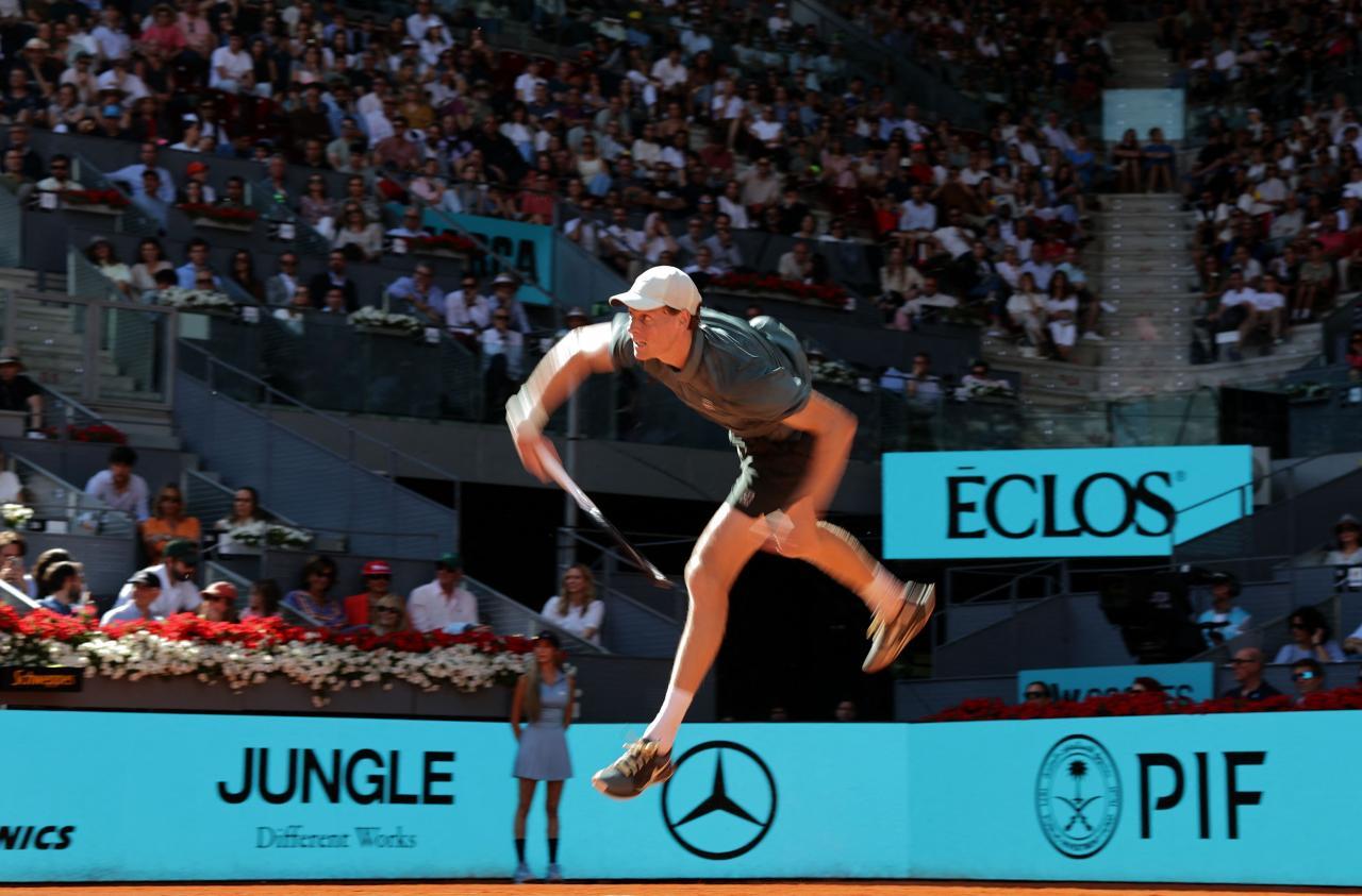 Jannik  Sinner trifft auf Cameron Norrie. © APA/afp / THOMAS COEX