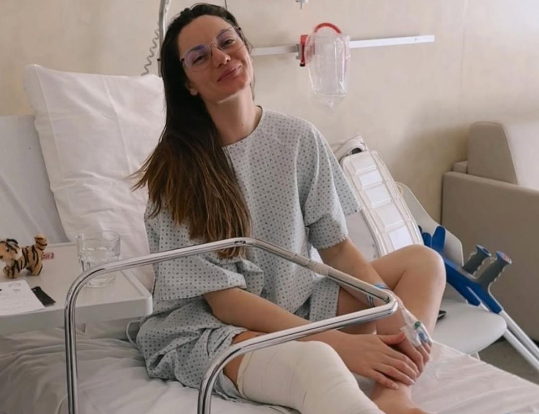 Martina Peterlini postete dieses Bild aus dem Krankenbett.