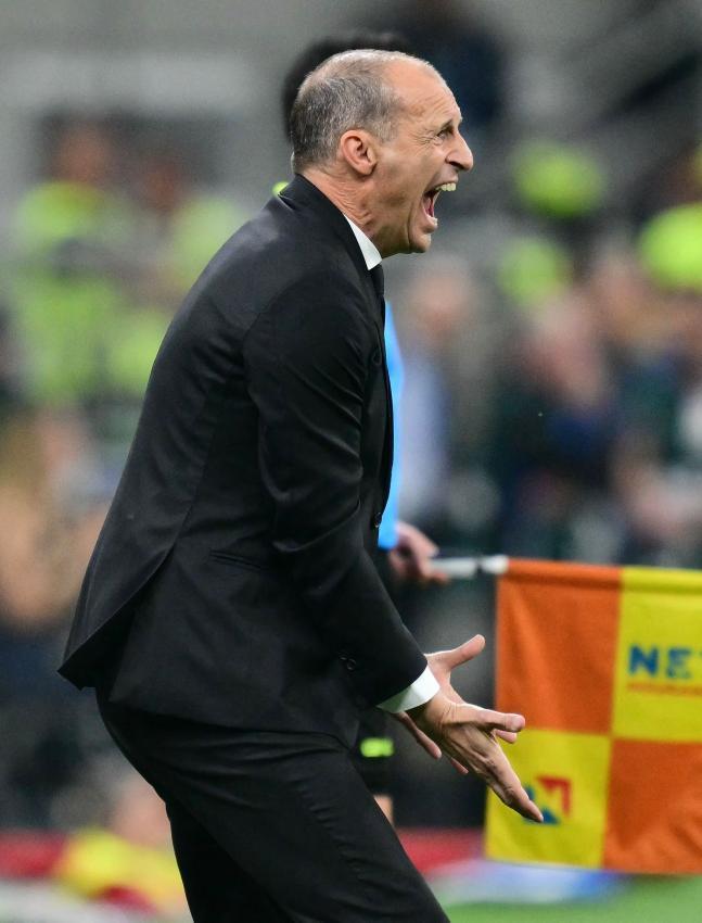 Milan-Trainer Massimiliano Allegri. © APA/afp / STEFANO RELLANDINI