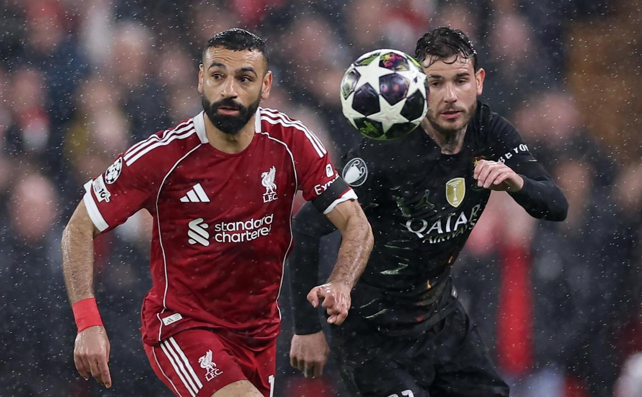 Mohamed Salah und Co. scheiterten an PSG. © ANSA / ADAM VAUGHAN