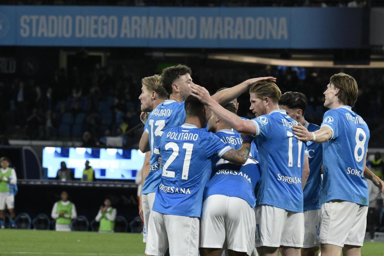 Napoli feierte einen Kantersieg. © ANSA / CIRO FUSCO