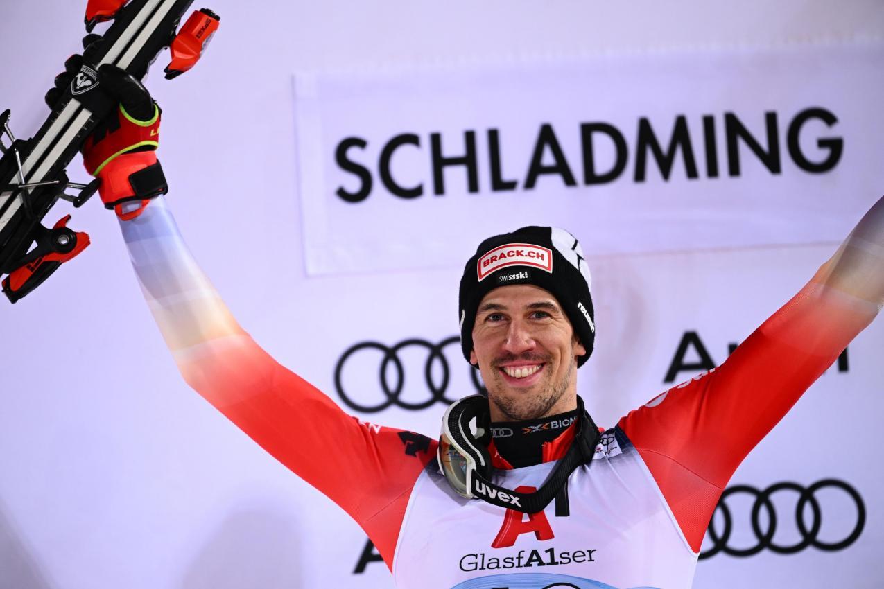 Ramon Zenhäusern gewann sechs Weltcuprennen. © ANSA / CHRISTIAN BRUNA