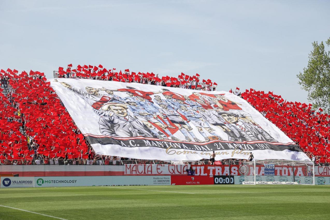 Rund 1.000 Mantova-Tifosi werden am Samstag in Bozen erwartet.