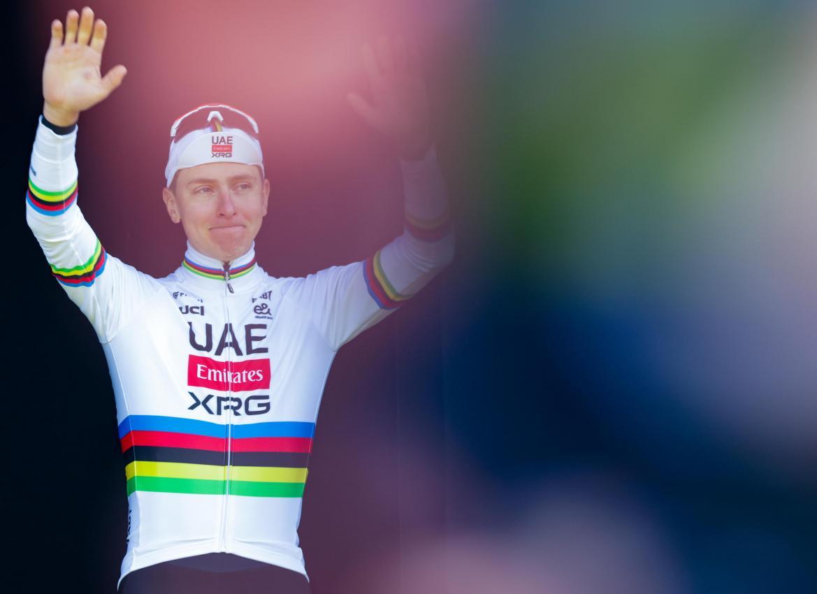 Schlägt Tadej Pogacar zu? © ANSA / OLIVIER MATTHYS