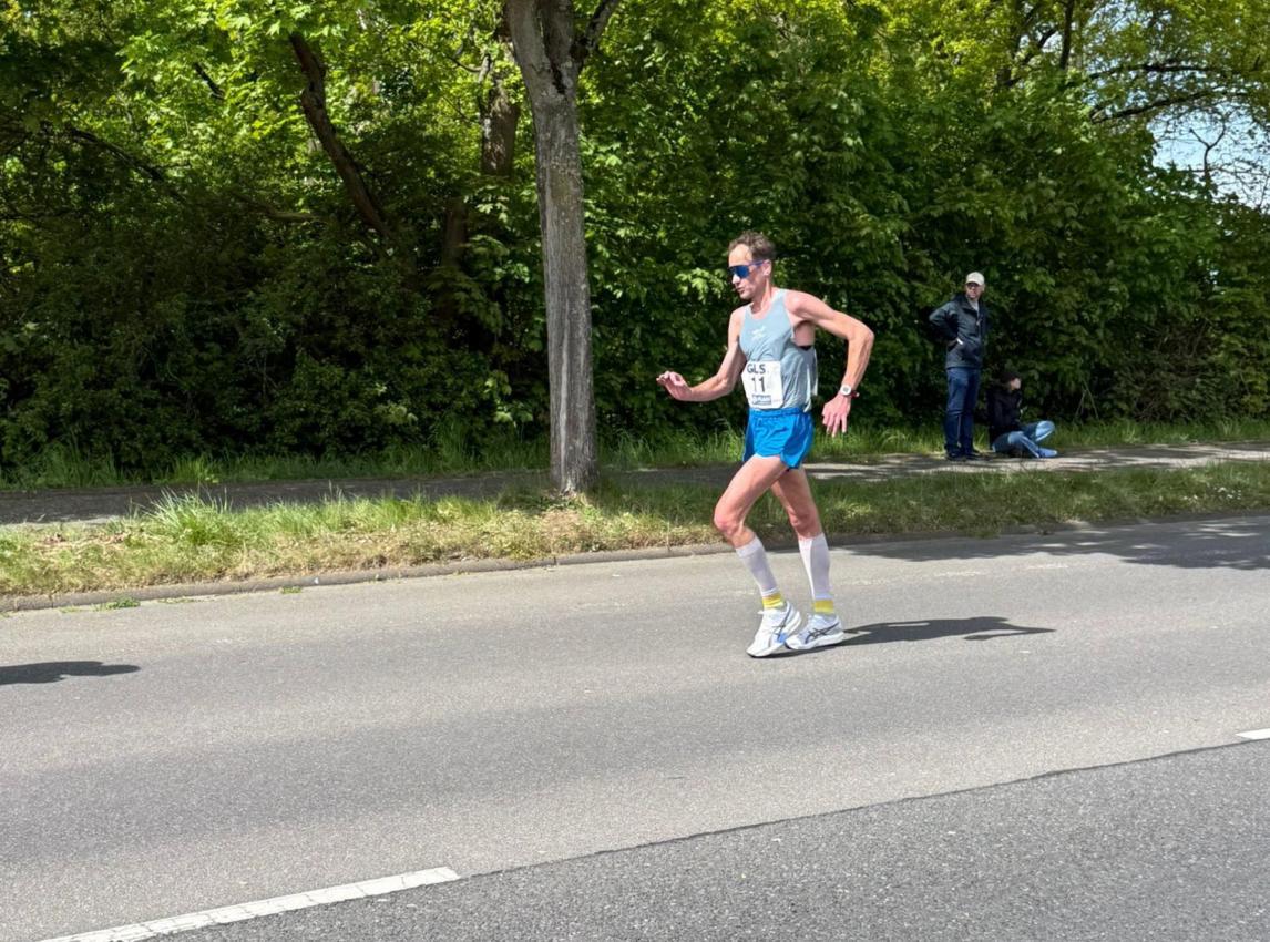 Schwazer bei seinem Auftritt in Deutschland. © ANSA / Ufficio stampa Schwazer