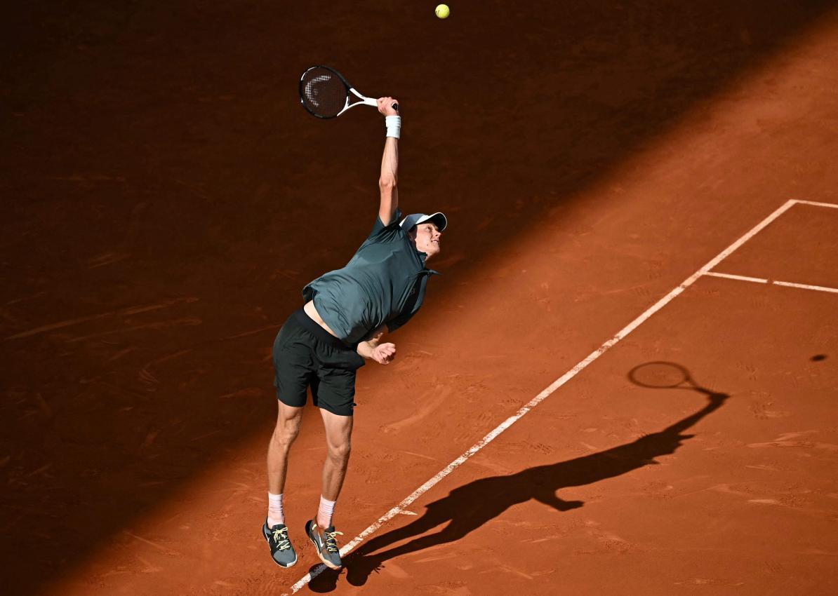 Sinner musste ordentlich kämpfen. © APA/afp / JAVIER SORIANO