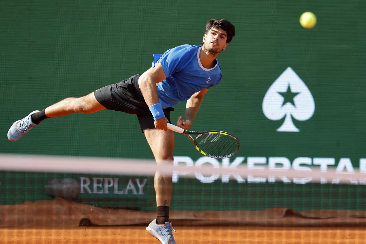 Sinners großer Widersacher: Carlos Alcaraz. © ANSA / SEBASTIEN NOGIER