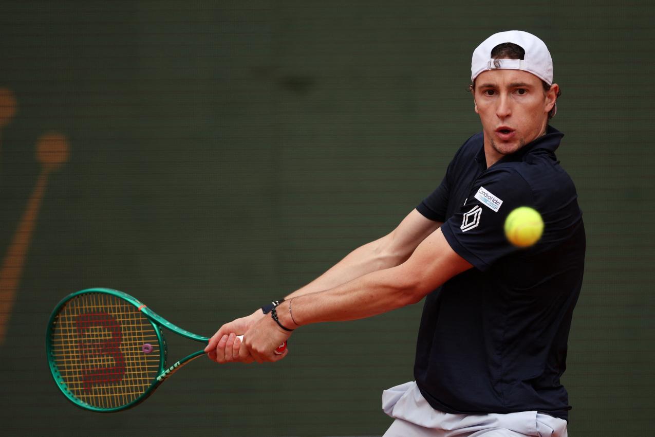 Ugo Humbert hatte keine Chance. © APA/afp / VALERY HACHE