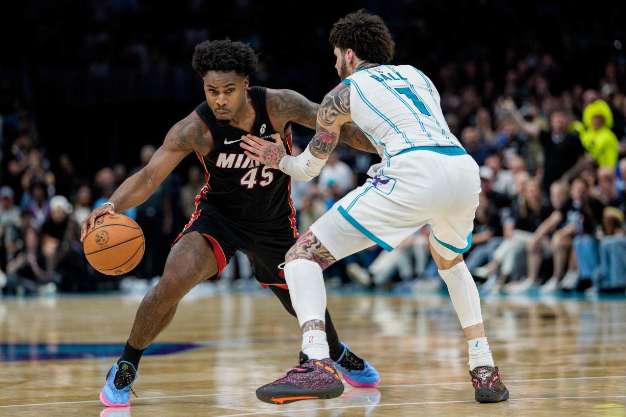 Während der Partie Charlotte gegen Miami fiel plötzlich das Signal aus. © APA / JACOB KUPFERMAN