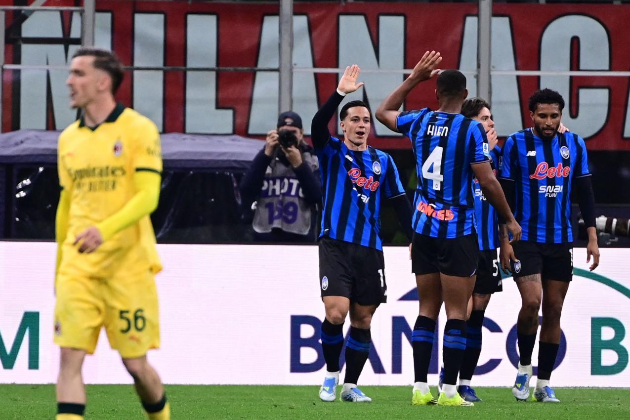 Atalanta entführte drei Punkte aus dem San Siro. © APA/afp / PIERO CRUCIATTI