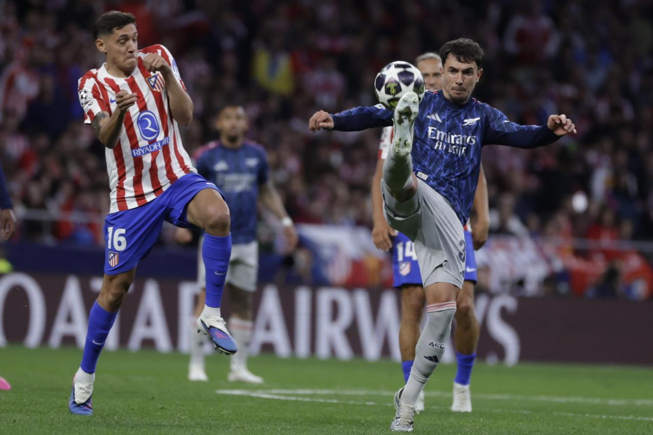 Atletico und Arsenal lieferten sich im Hinspiel ein ausgeglichenes Duell. © ANSA / JUANJO MARTIN