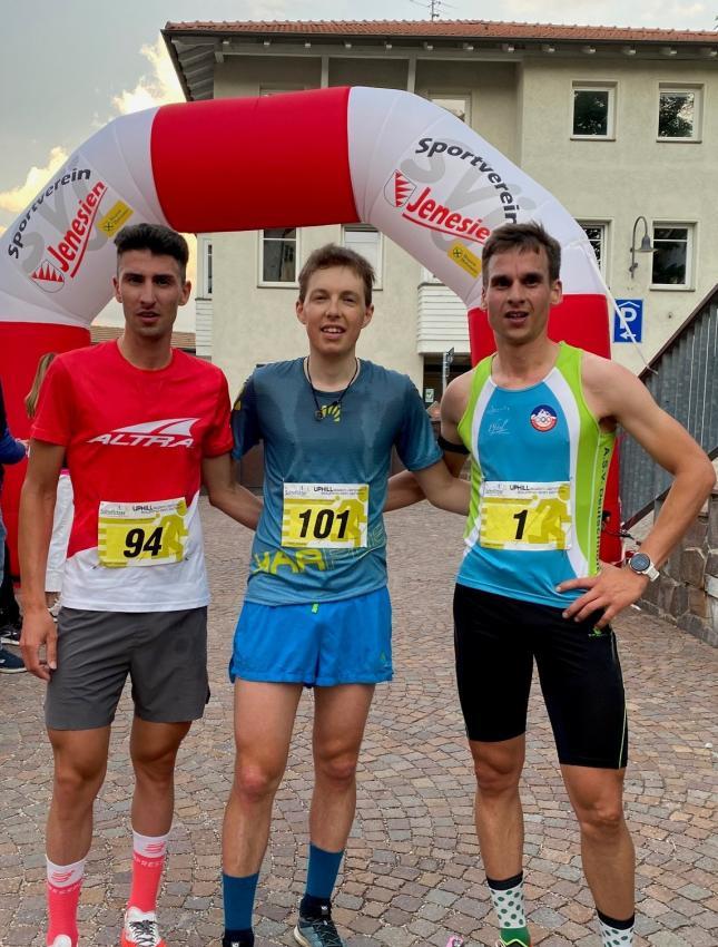 Bei den Herren siegte Alex Rigo (Mitte). © ASV Jenesien