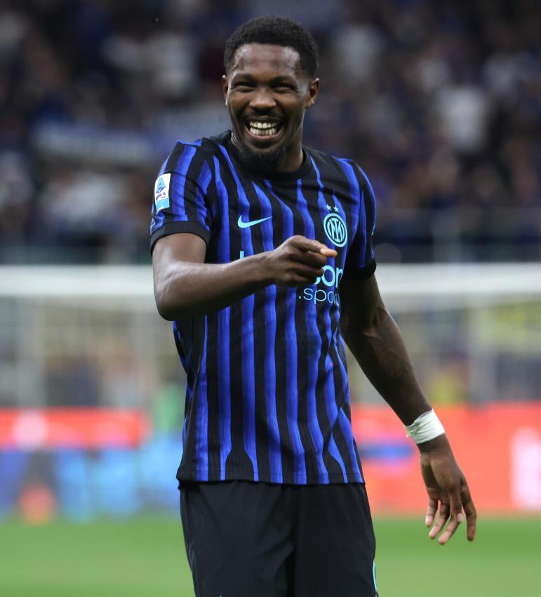 Erzielte das zwischenzeitliche 1:0 für Inter: Marcus Thuram. © ANSA / MATTEO BAZZI