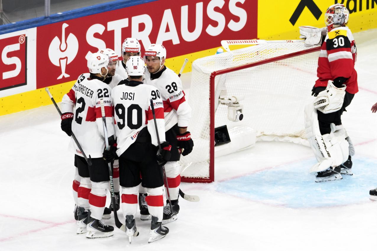 Großer Jubel bei der Schweiz. © ANSA / ANDREAS BECKER