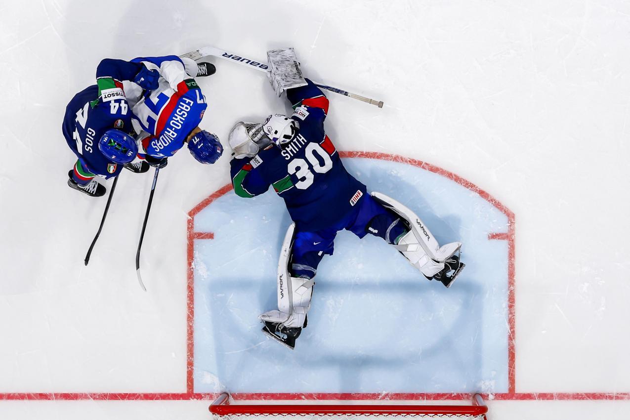 Jake Smith zeigte ein starkes Match. © ANSA / SALVATORE DI NOLFI