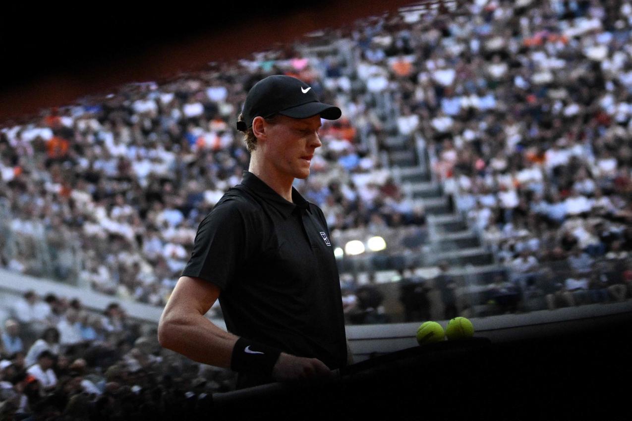 Jannik Sinner ist in Rom der große Star. © APA/afp / TIZIANA FABI