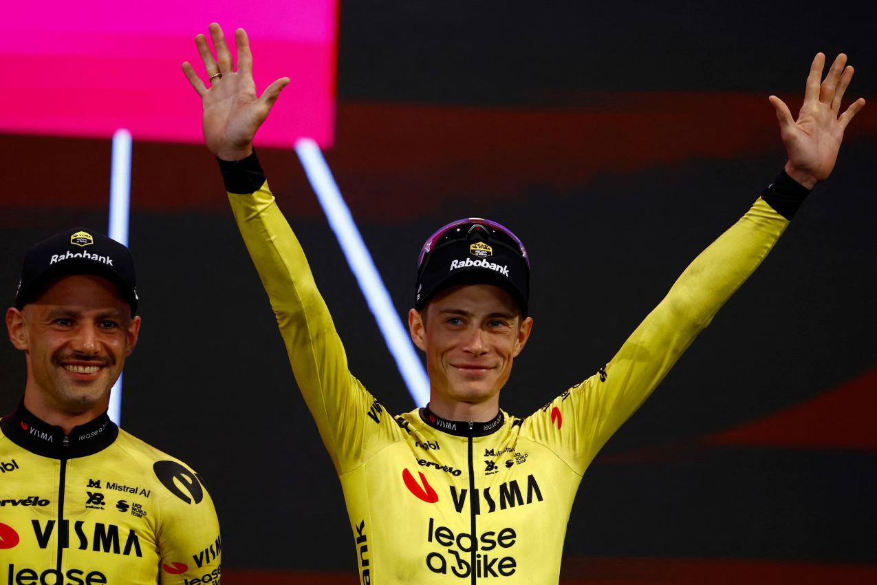 Jonas Vingegaard ist der große Favorit auf den Gesamtsieg. © APA/afp / LUCA BETTINI
