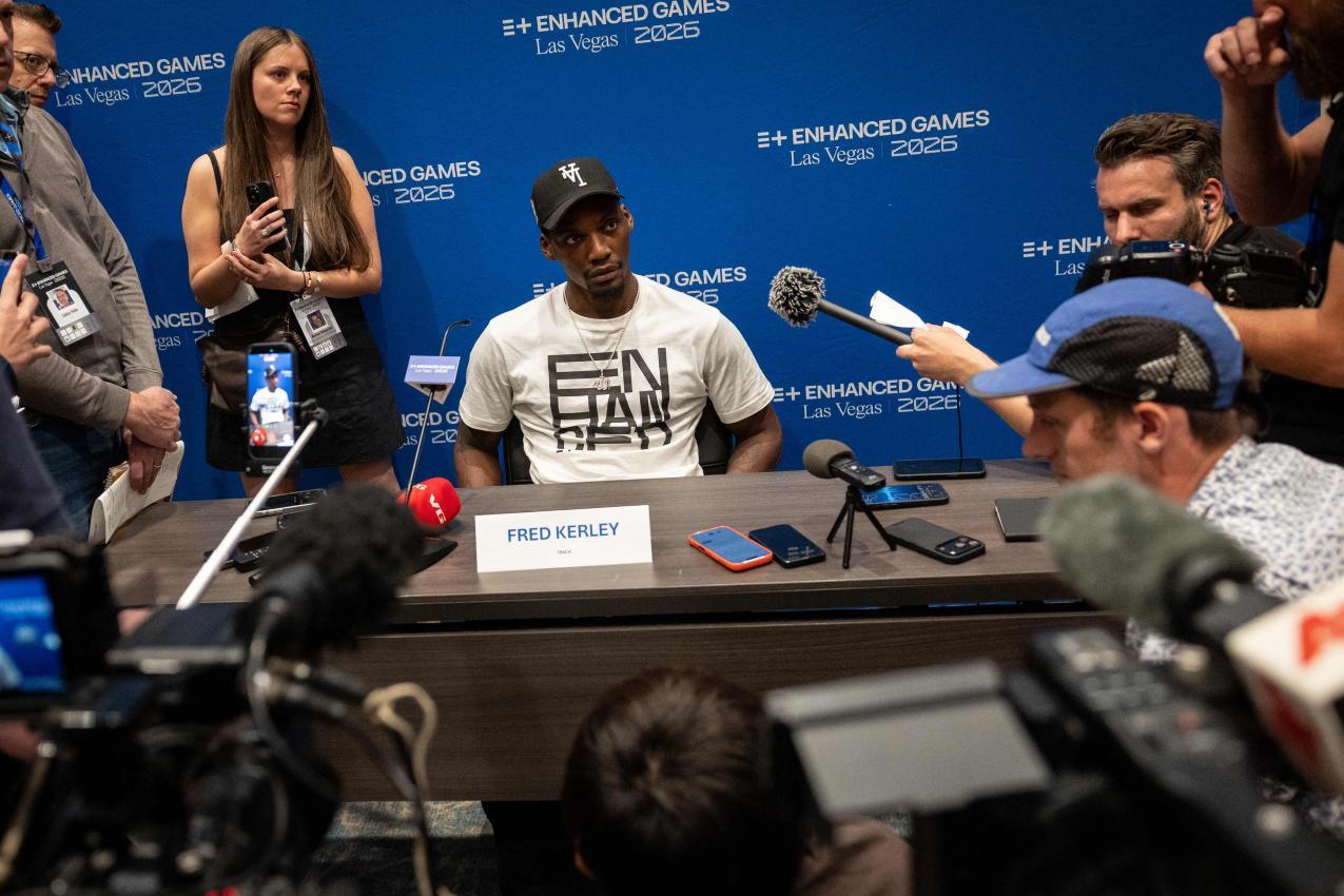 Kerley will als sauberer Athlet teilnehmen. © APA/afp / ETIENNE LAURENT