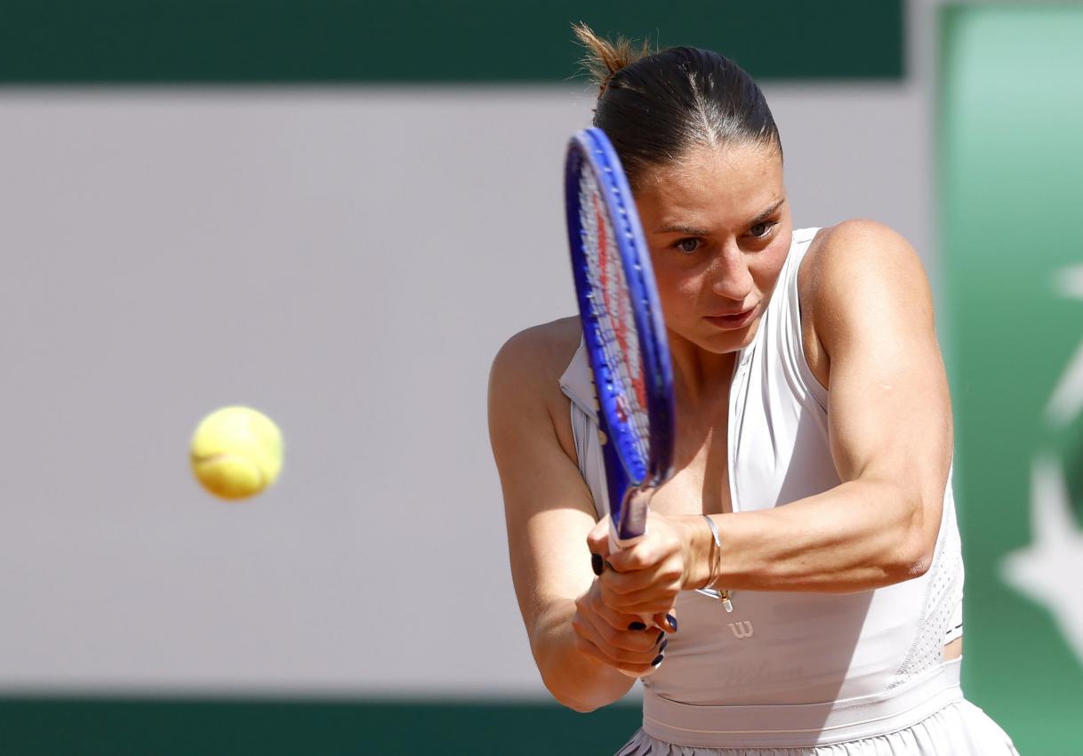 Kostyuk sorgte sich um ihre Eltern. © ANSA / YOAN VALAT