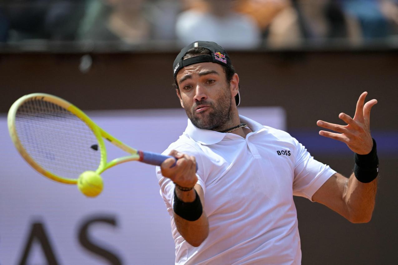 Matteo Berrettini kam nie richtig in Fahrt. © APA/afp / TIZIANA FABI