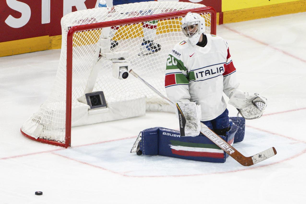 Nach zuvor überragenden Auftritten patzte Damian Clara ausgerechnet im letzten WM-Spiel. © ANSA / PETER SCHNEIDER