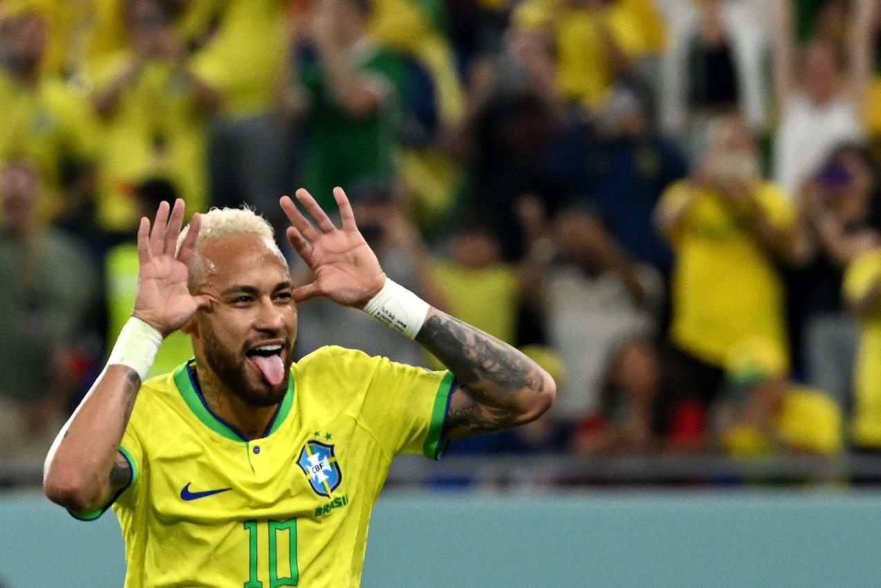 Neymar, Superstar von Brasilien. © APA/afp / PABLO PORCIUNCULA