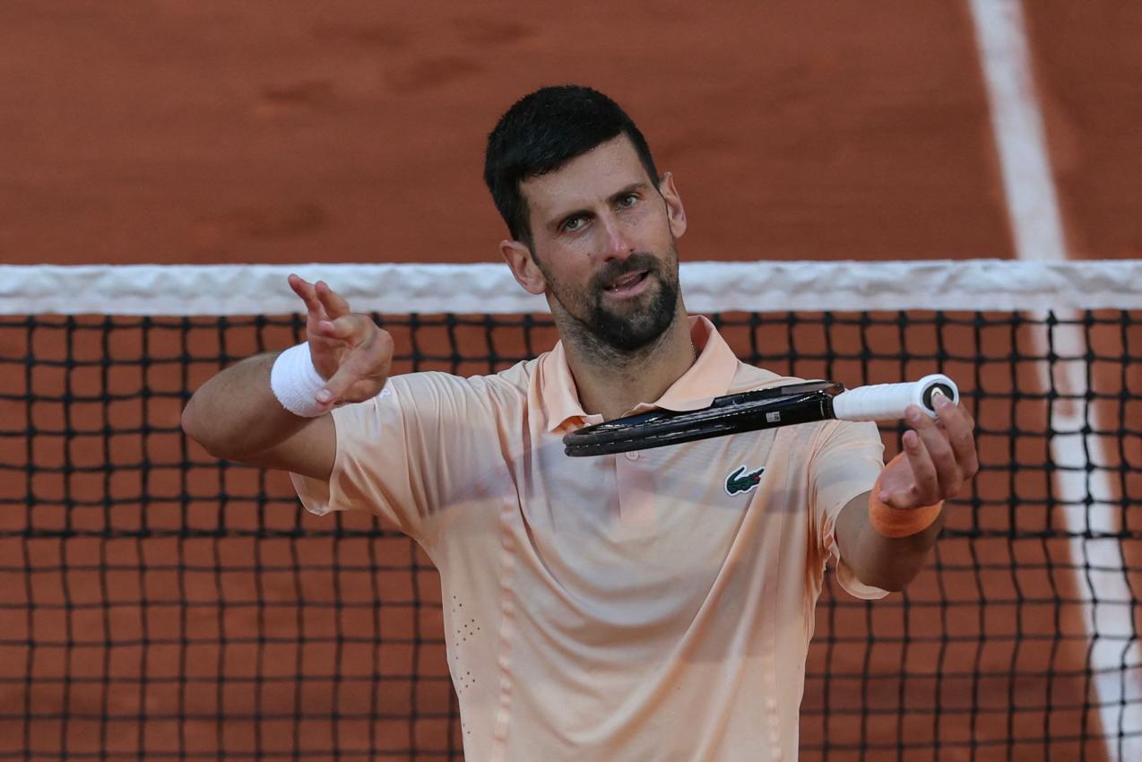 Novak Djokovic träumt von seinem 25. Grand-Slam-Sieg. © APA/afp / THOMAS SAMSON