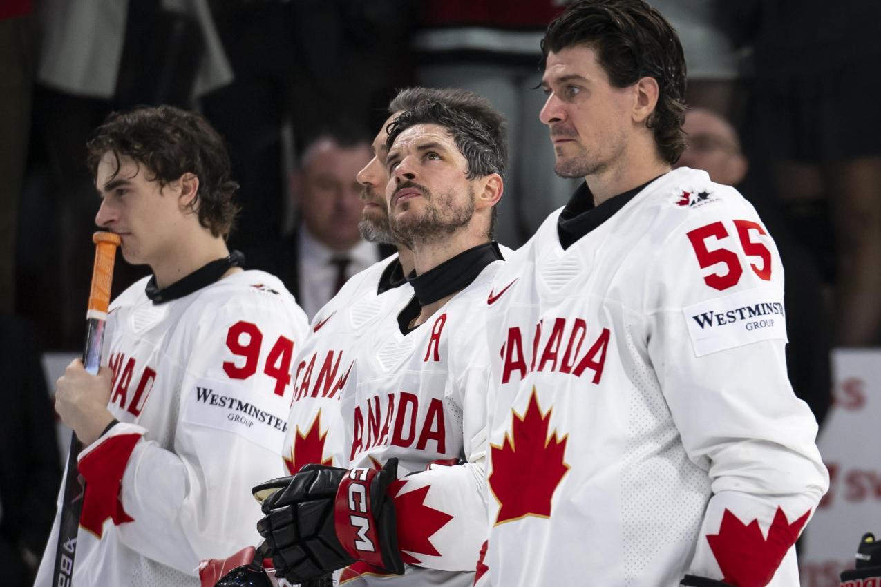 Porter Martone, Sidney Crosby und Mark Scheifele mussten sich als Favoriten geschlagen geben. © ANSA / ANDREAS BECKER