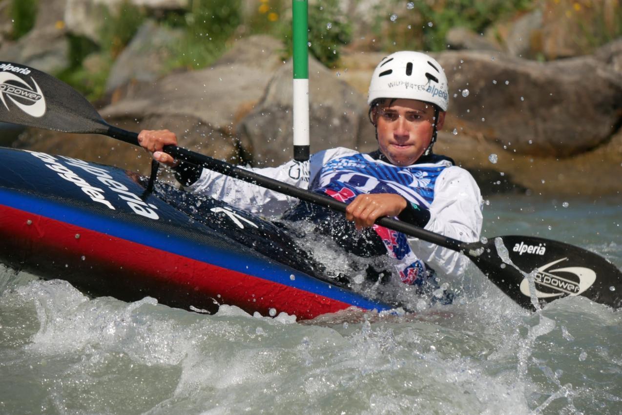 Sara Furlan in Aktion.