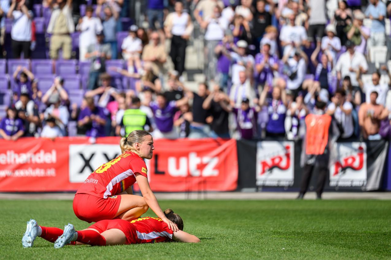 St. Pölten fühlte sich kurze Zeit wie der Meister. © APA / MAX SLOVENCIK