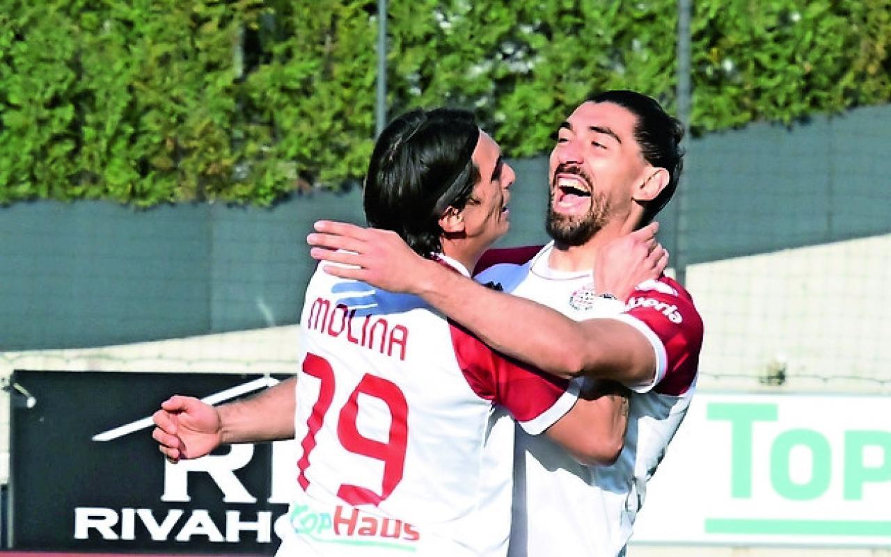 Vorbereiter und Vollstrecker: Salvatore Molina und Silvio Merkaj verstanden sich die ganze Saison über gut. © DLife