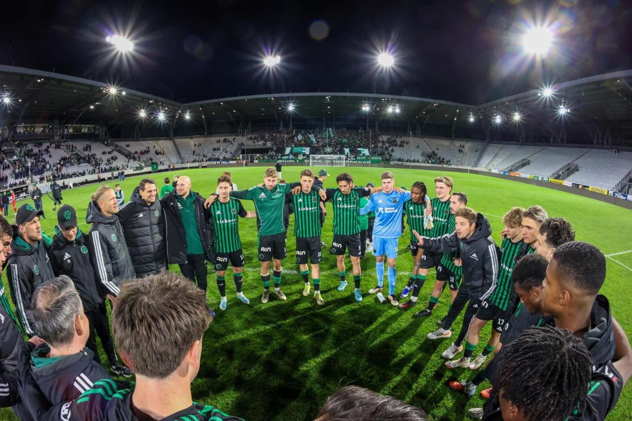 Wacker Innsbruck (hier im Tivoli-Stadion) ist zurück im Profifußball. © Daniel Schönherr