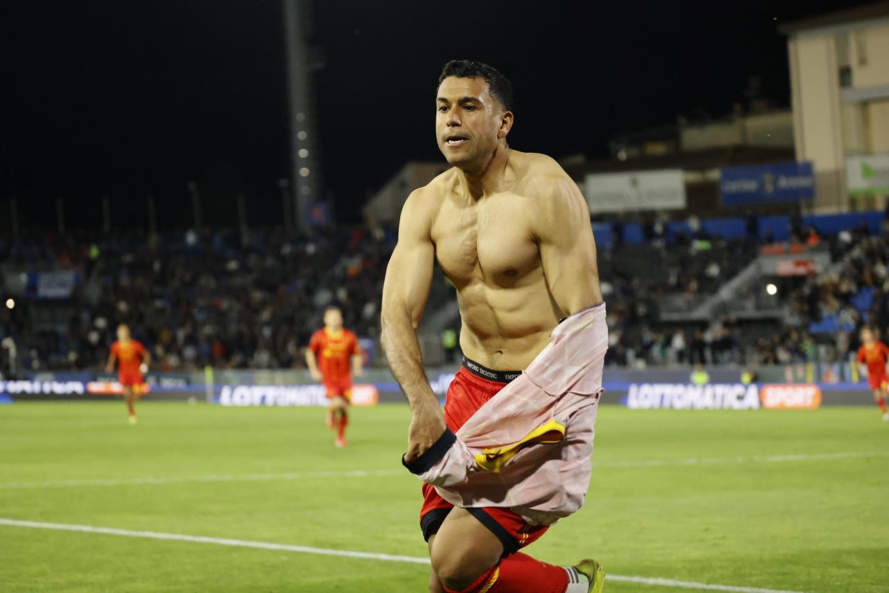 Walid Cheddira schoss Lecce zum so wichtigen Erfolg. © ANSA / ENRICO MATTIA DEL PUNTA