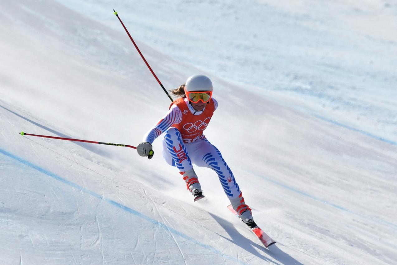 Alice Merryweather in Aktion bei den Olympischen Spielen 2018. © AFP / DIMITAR DILKOFF