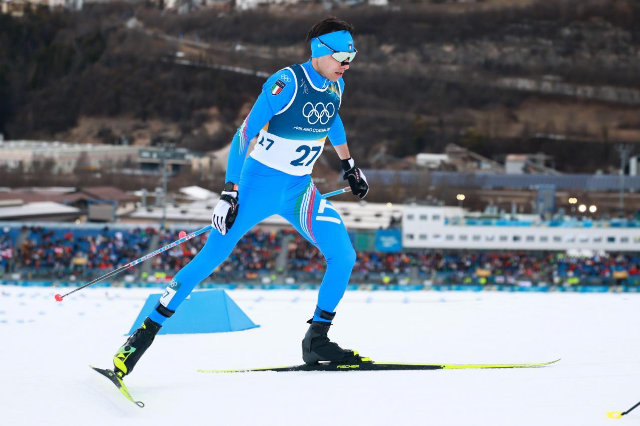 Allein auf weiter Flur: Aaron Kostner ist der einzige Azzurro im Weltcup-Kader. © ANSA / HANNIBAL HANSCHKE