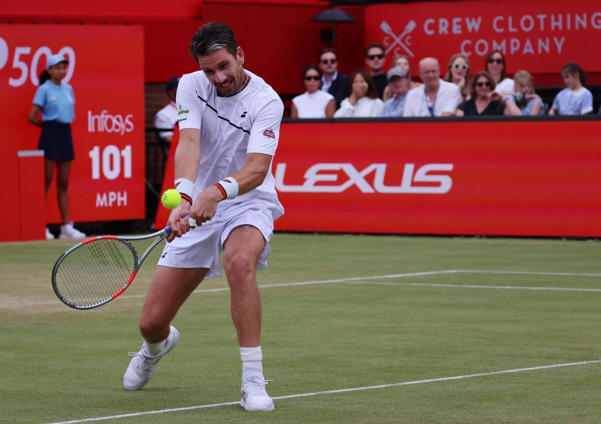 Cameron Norrie stand in Wimbledon schon im Halbfinale. © ANSA / ANDY RAIN