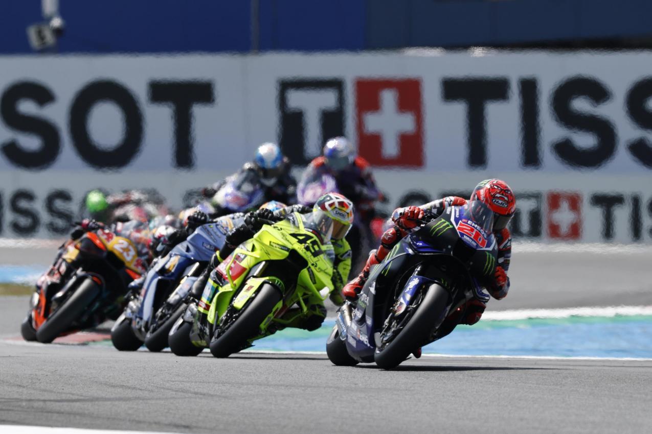 Das Rennen in Assen bot Spektakel pur. © ANSA / VINCENT JANNINK